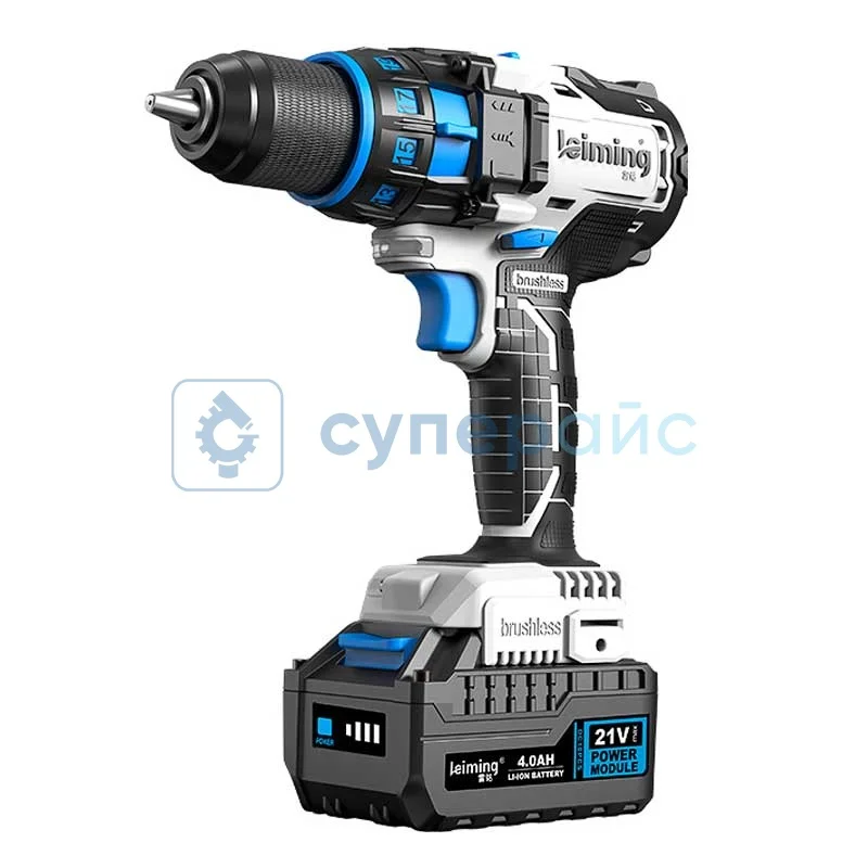 Шуруповерт Leiming LS940 с двумя аккумуляторами и сумкой фото 1