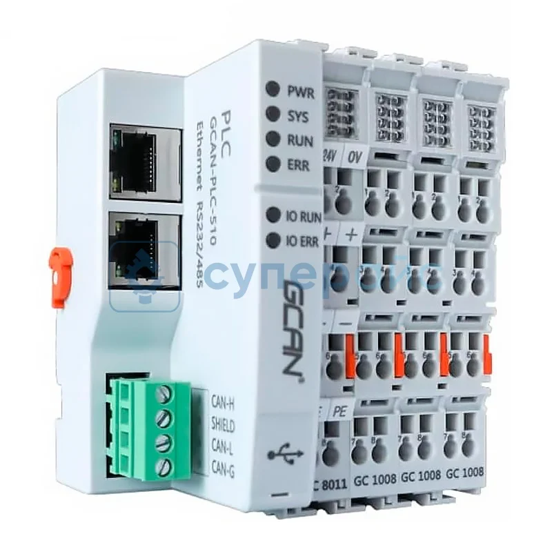 Контроллер PLC GCAN-PLC-510 фото 1