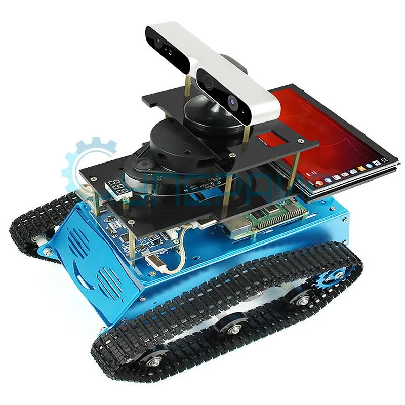 Гусеничный робот с камерой ROS Robot smart car B на Raspberry Pi 4B (4 ГБ) фото 1