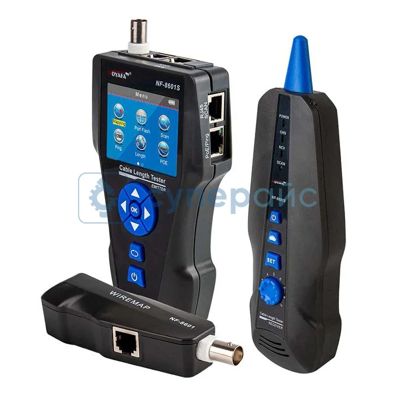 Кабель-тестер Noyafa NF-8601S, английский интерфейс (уцененный) фото 1
