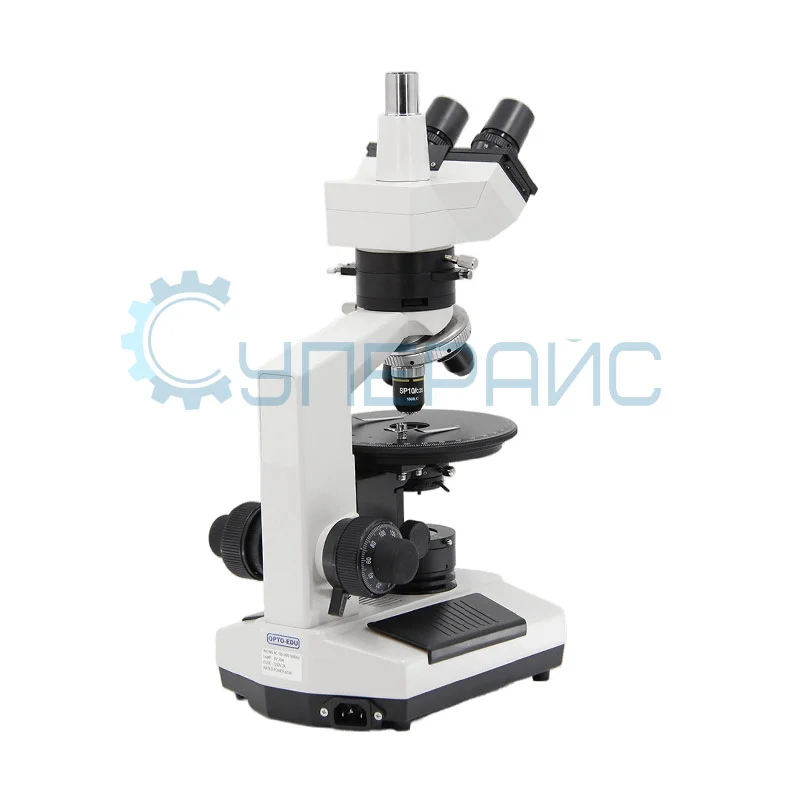 Тринокулярный микроскоп Opto-Edu A15.1017-T поляризационный фото 3