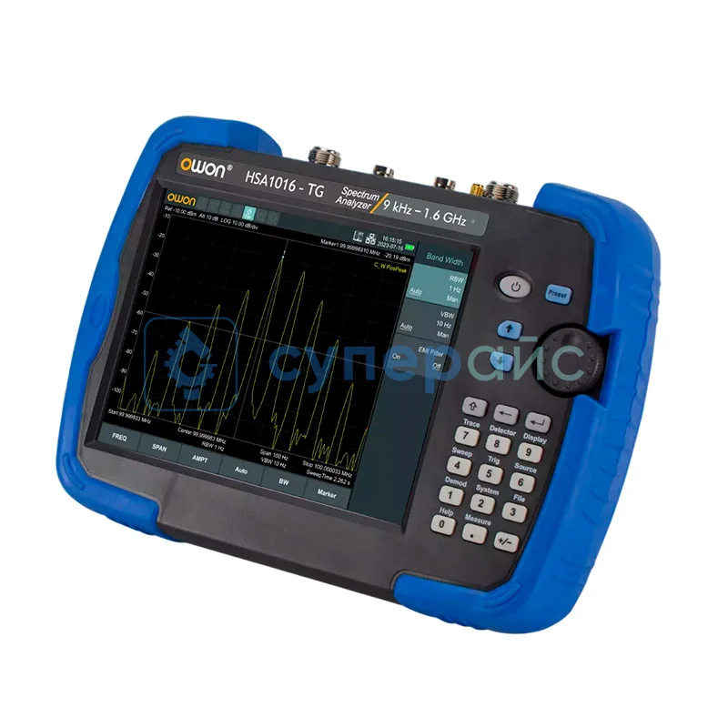 Портативный анализатор спектра OWON HSA1016-TG с трекинг-генератором фото 2