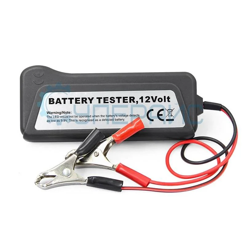 Портативный тестер для автомобильных аккумуляторов 12 В фото 3