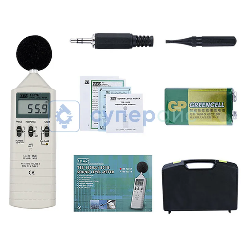 Тестер шума TAISHI TES-1351B фото 2