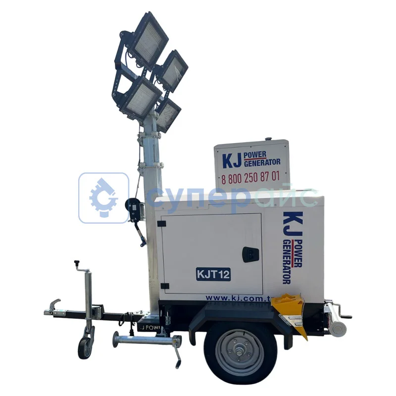 Световая башня KJPower KJT12LT на дизельном двигателе фото 1