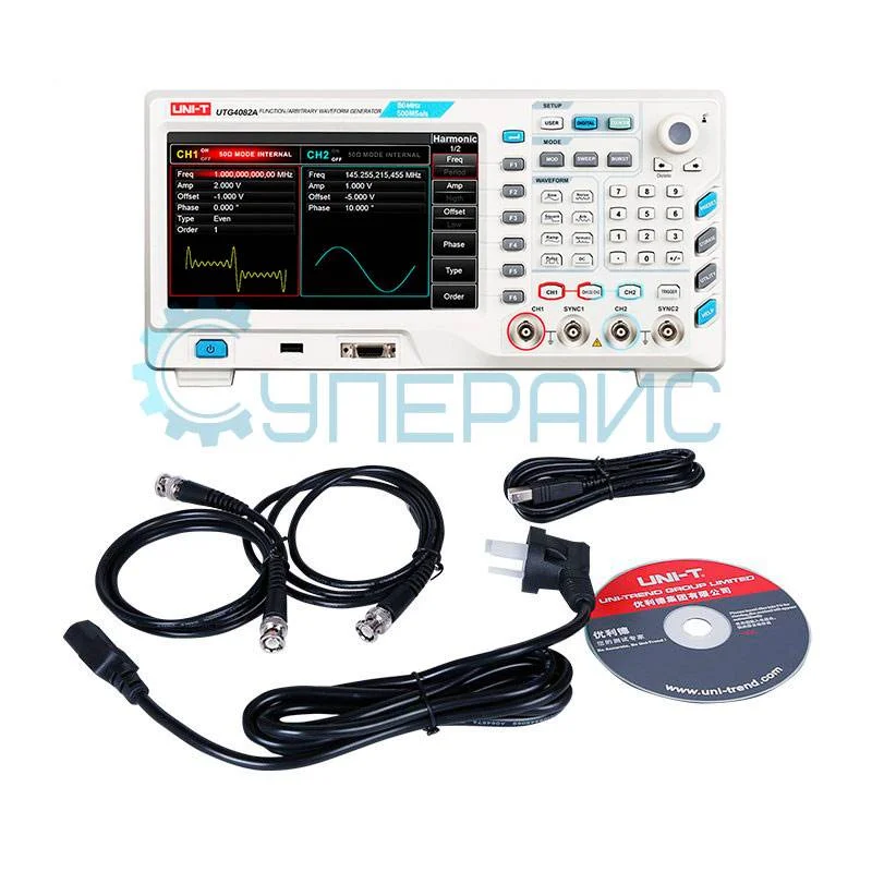 Высокочастотный генератор сигналов произвольной формы UNI-T UTG4082A фото 4