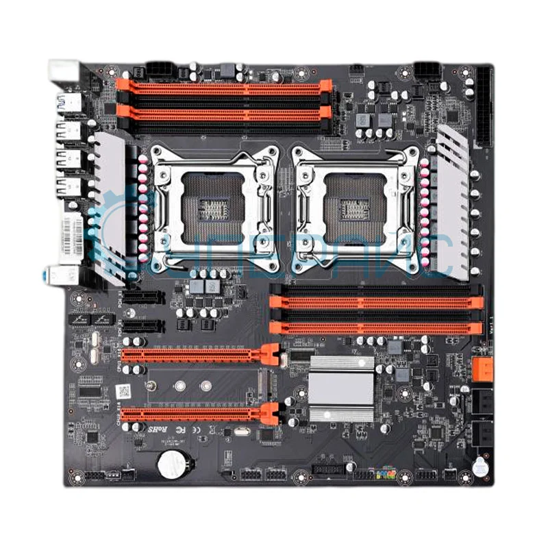 Плата материнская JINGSHA X79, 2 сокета LGA2011, DDR3 фото 1