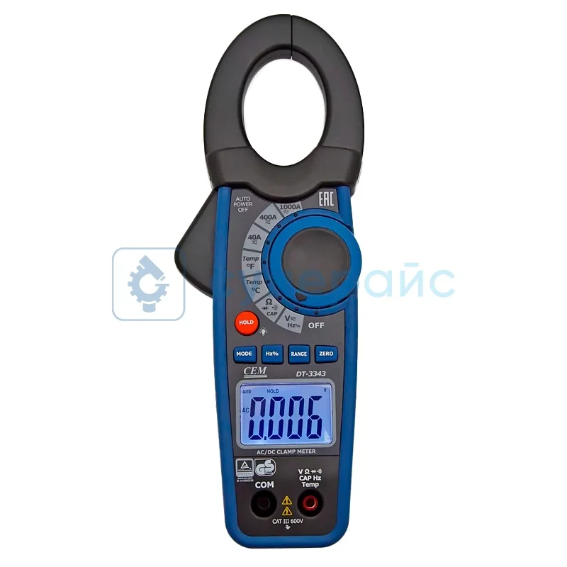 Цифровые токоизмерительные клещи CEM DT-3343 фото 1