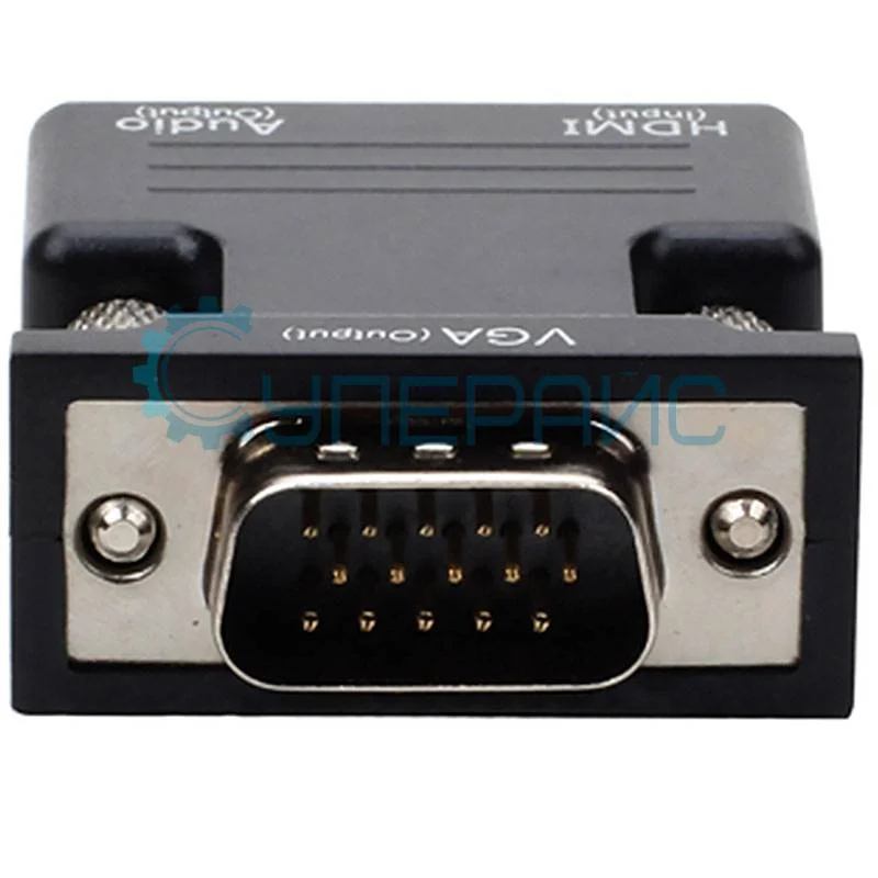 Переходник JDLY HDMI-VGA с аудио разъемом фото 2