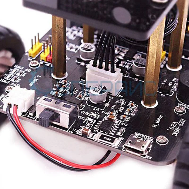 Программируемый робот-конструктор Yahboom micro:bit Smart Robot Car фото 4