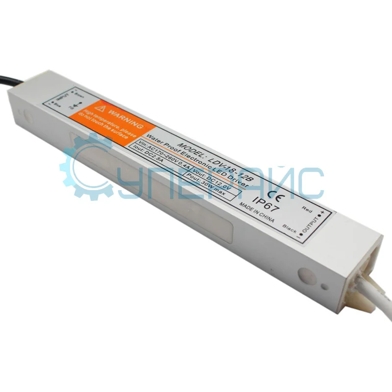 Влагозащищенный источник питания Leyu LDV-18-12 (12 В, 1.5А, 18 Вт) фото 2