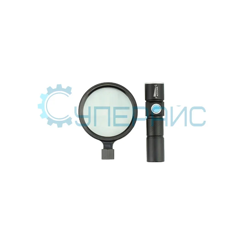 Зажим для пайки Tiansheng с лупой и подсветкой фото 2