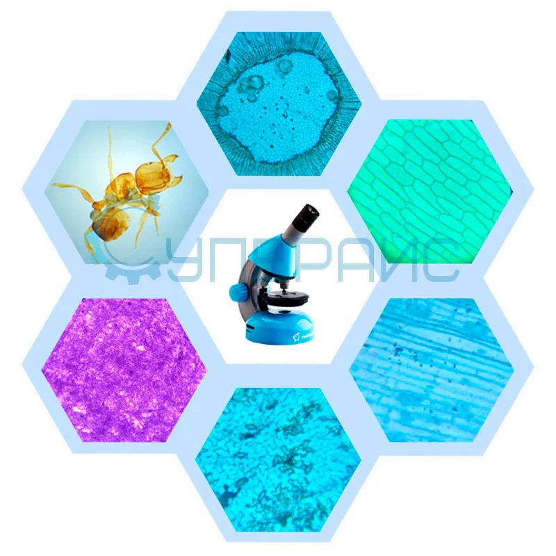 Детский микроскоп EyeMocsin 114080М 800X с набором микропрепаратов фото 4