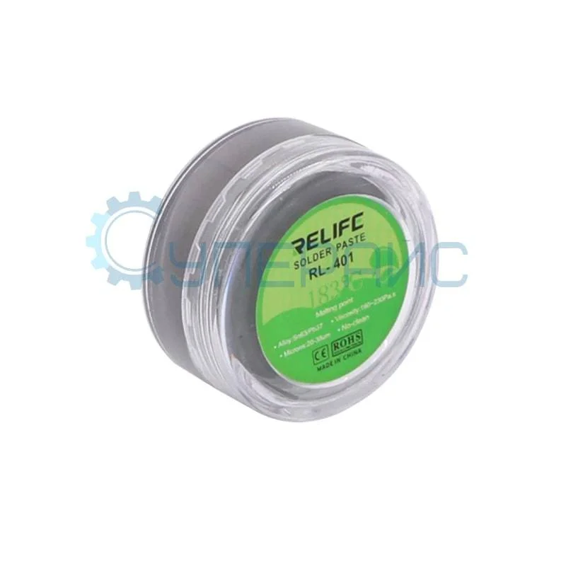 Паяльная паста для BGA RELIFE RL-401 (30 г, в банке) фото 3