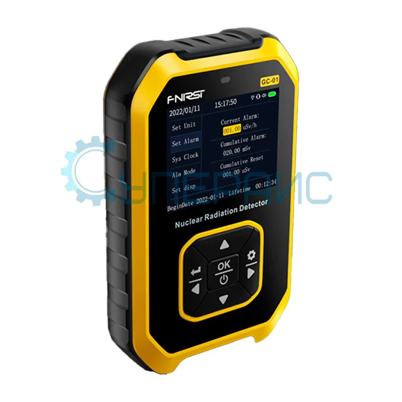 Дозиметр FNIRSI GC-01 с батареей 1100 мАч фото 1