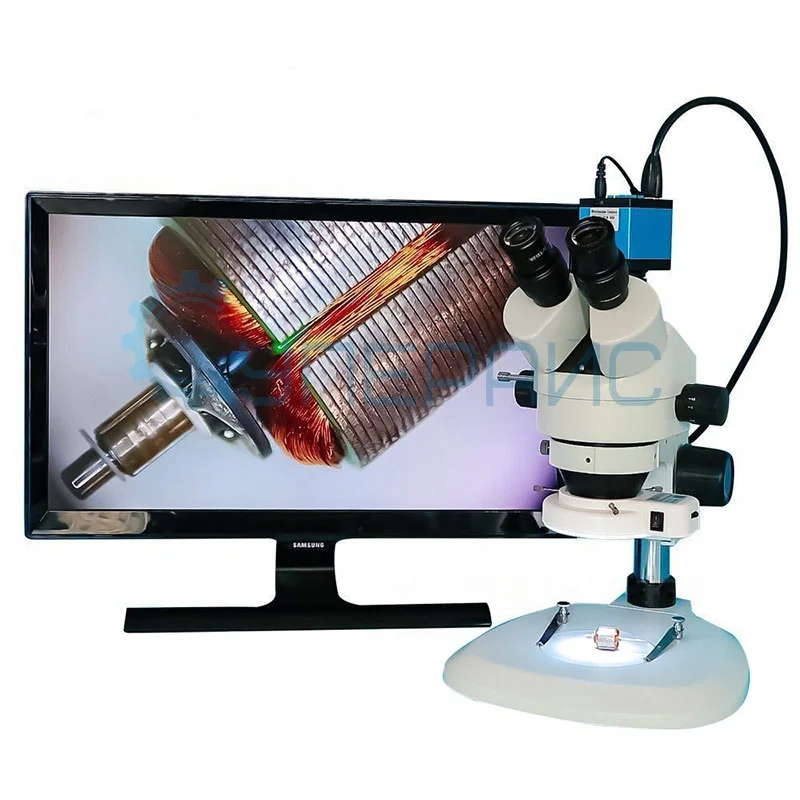 Тринокулярный стереомикроскоп BETICAL XTL-7045 TJ1-200VGA фото 2