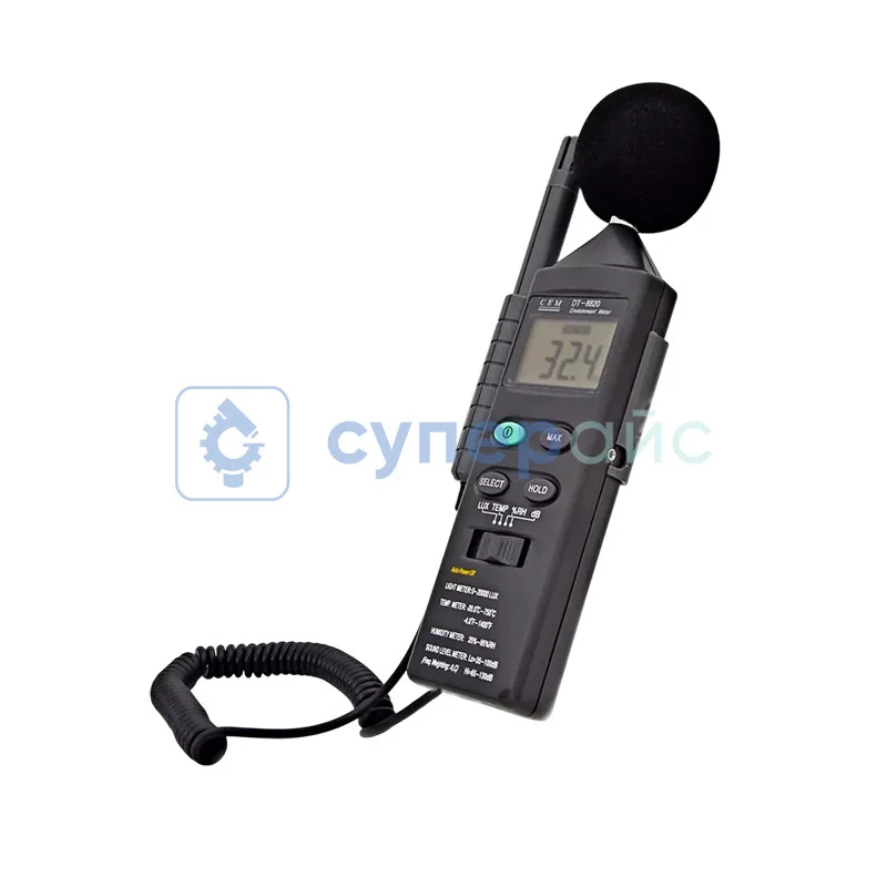 Тестер параметров окружающей среды CEM DT-8820 фото 2