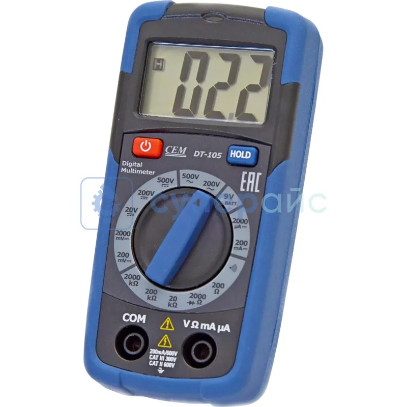 Портативный мультиметр CEM DT-105 фото 2