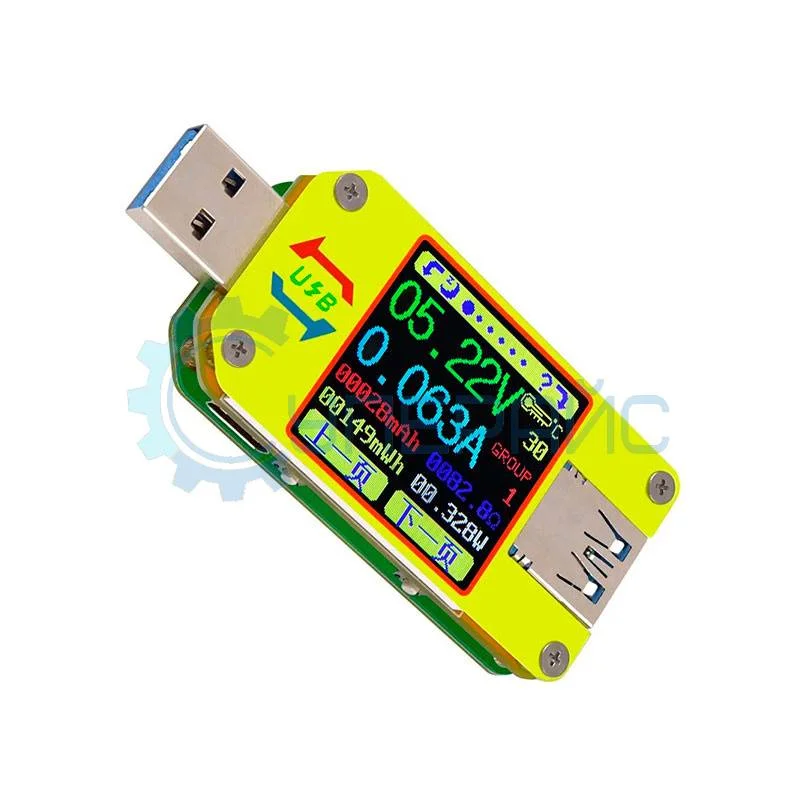 USB тестер тока и напряжения Ruideng UM34C с Bluetooth модулем фото 1
