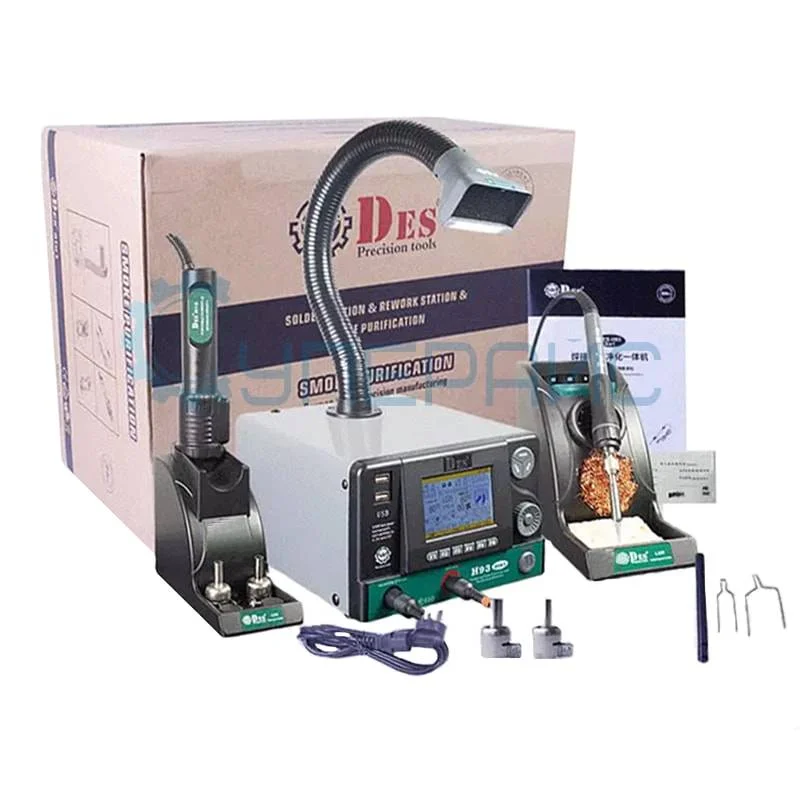 Термовоздушная паяльная станция с дымоуловителем CXG DES H93, 1650 Вт фото 6