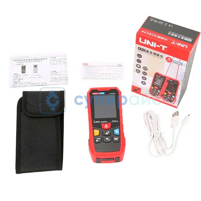 Лазерный измеритель расстояния UNI-T LM200C фото 5
