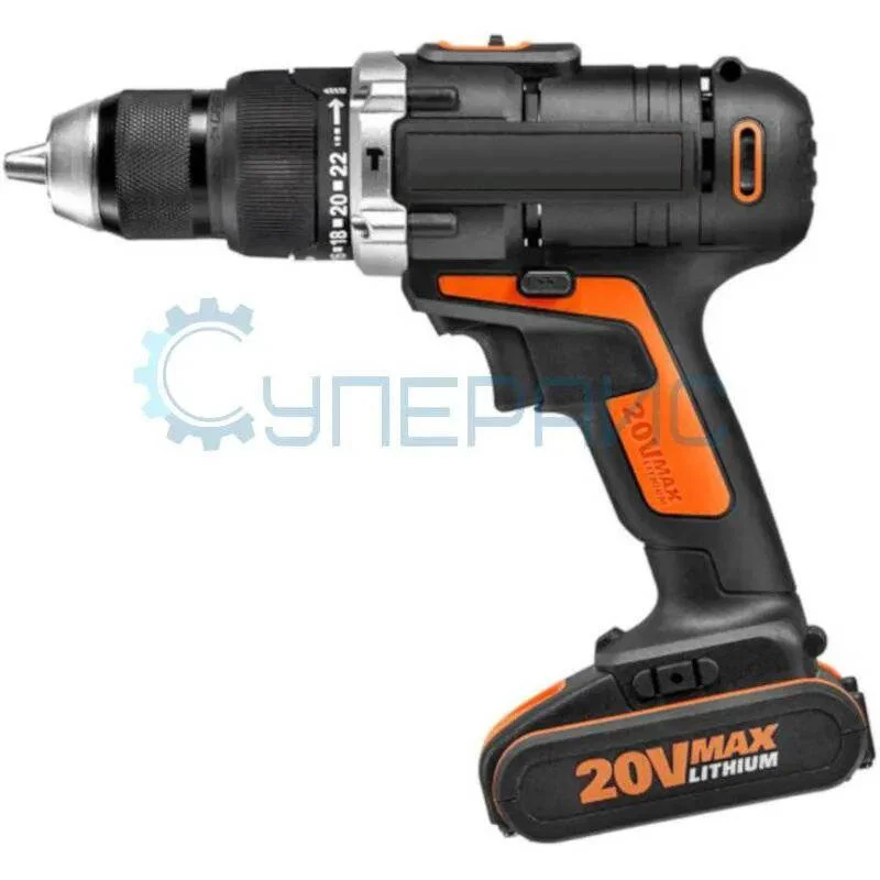 Дрель-шуруповерт аккумуляторный с кейсом фото 1