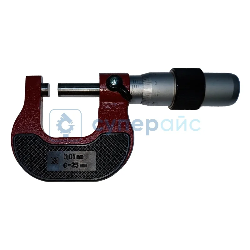Микрометр гладкий Вятский Инструмент МК - 25 кл. 2 фото 1