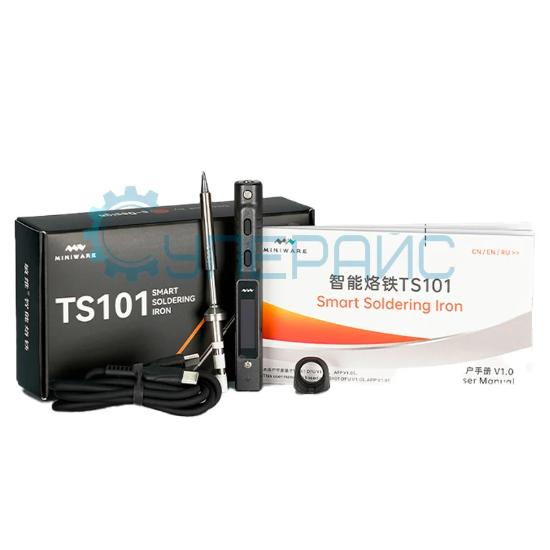 Паяльник Miniware TS101 с регулируемой температурой, 65 Вт фото 3