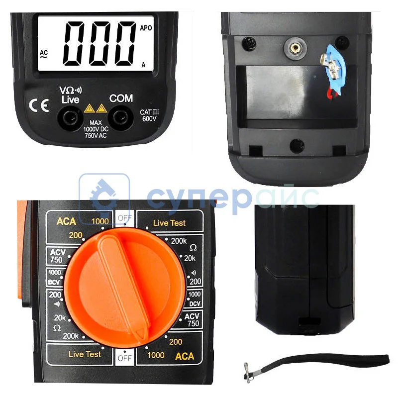 Клещи токоизмерительные Victor DM6266 фото 2