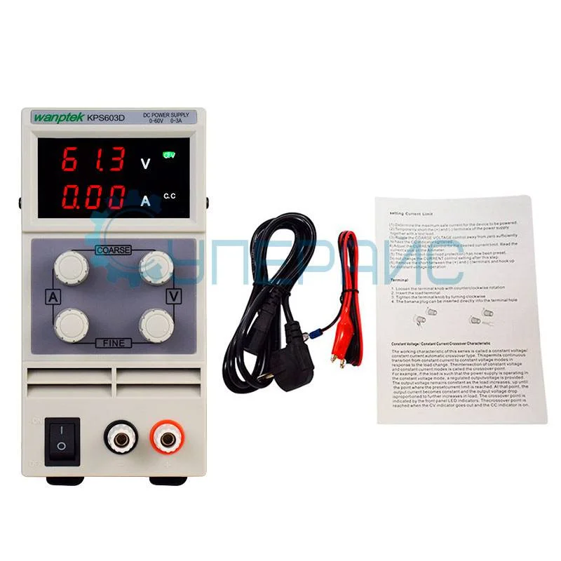 Регулируемый мини источник питания Wanptek KPS603D (60В, 3А) фото 6