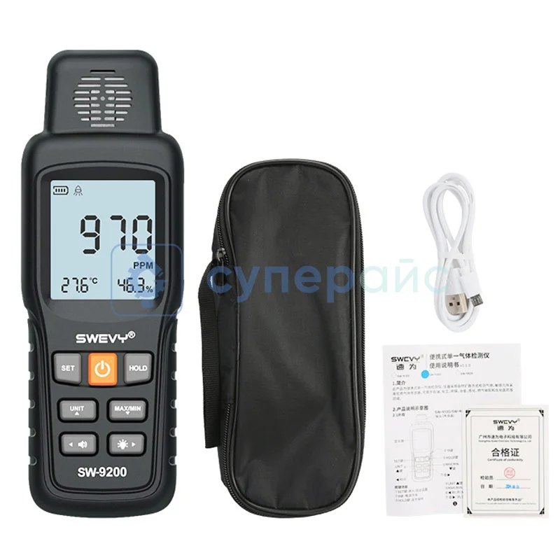 Детектор углекислого газа SWEVY SW9200 фото 1