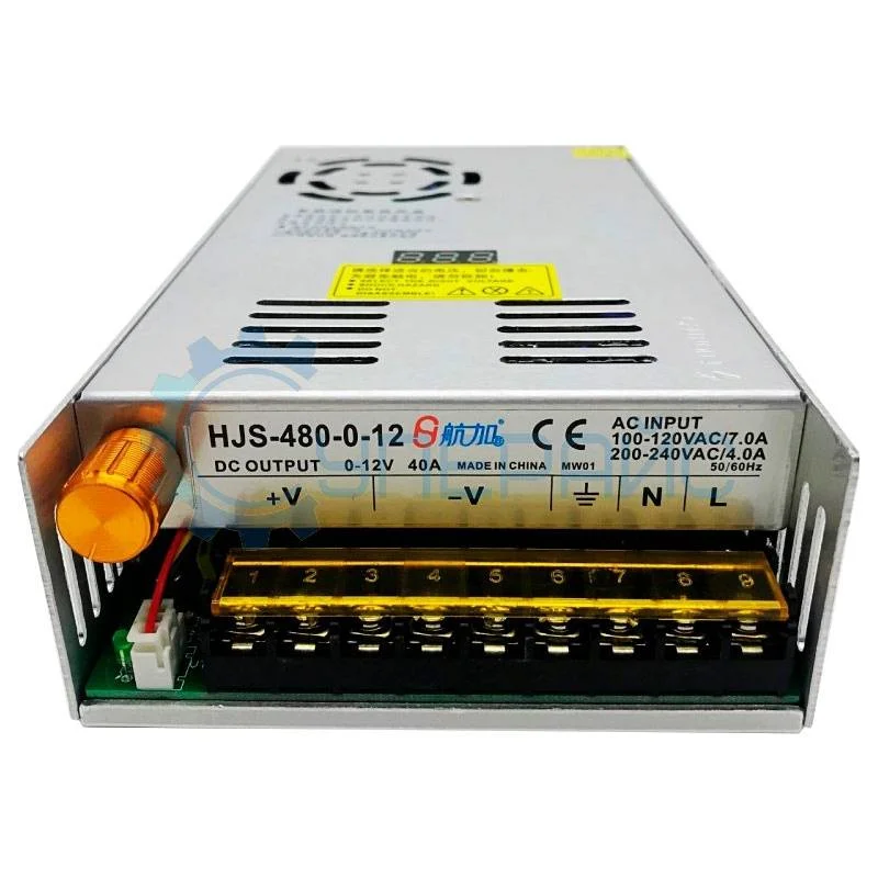 Регулируемый источник питания Hangjiasheng HJS-480-0-12 (12В, 40А) фото 1