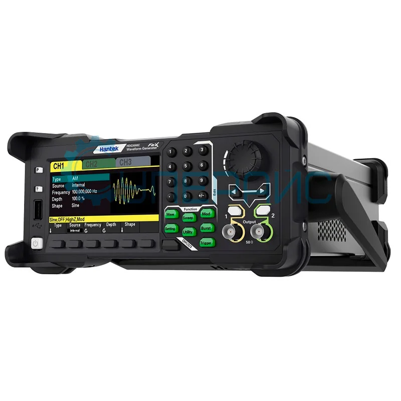 Трёхканальный генератор сигналов Hantek HDG3043C фото 1