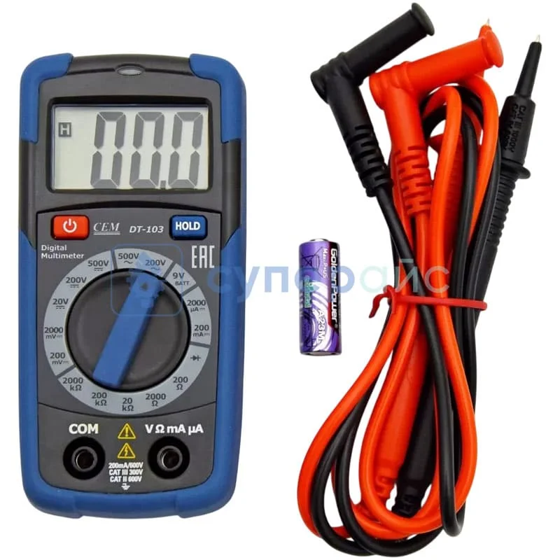 Универсальный мультиметр CEM DT-103 фото 3