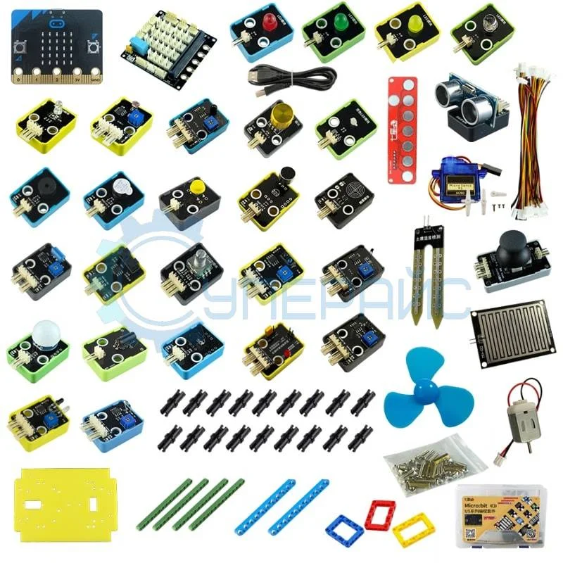 Набор для робототехники US2 Starter Edition с платой BBC micro:bit фото 1