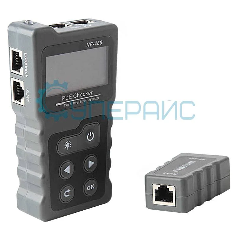 Сетевой кабельный PoE тестер Noyafa NF-488 фото 4