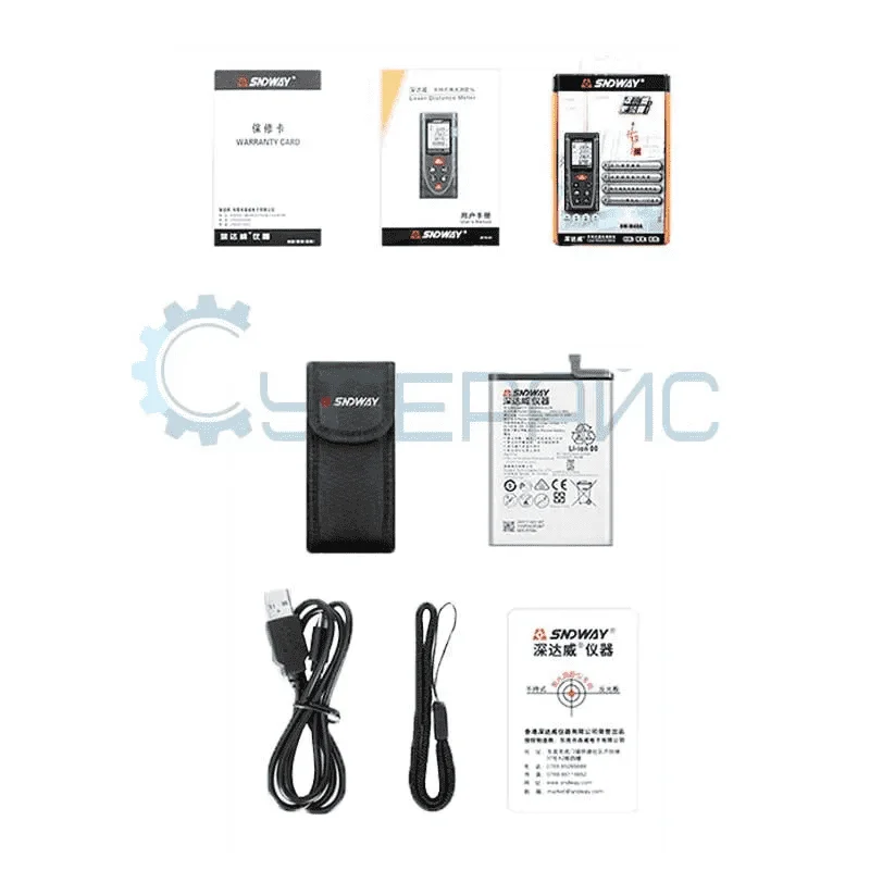 Лазерный дальномер SNDWAY SW-TA50 фото 9