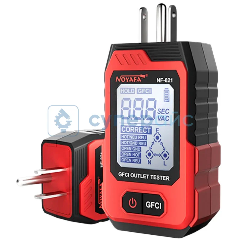 Тестер розеток Noyafa NF-821 фото 1