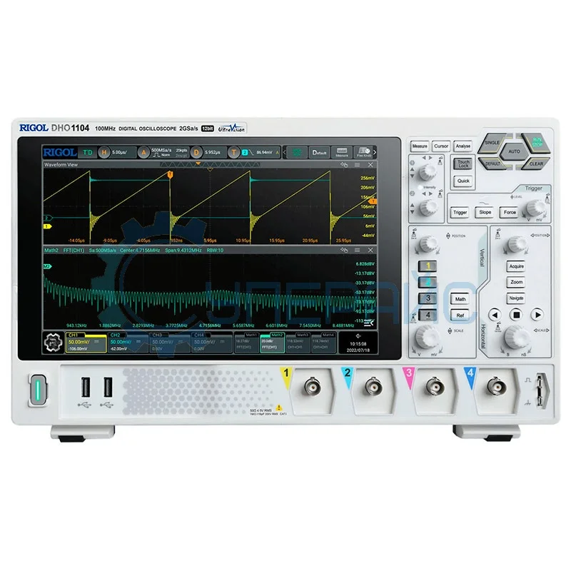 Настольный цифровой осциллограф RIGOL DHO1104 (4 канала х 100 МГц) фото 1