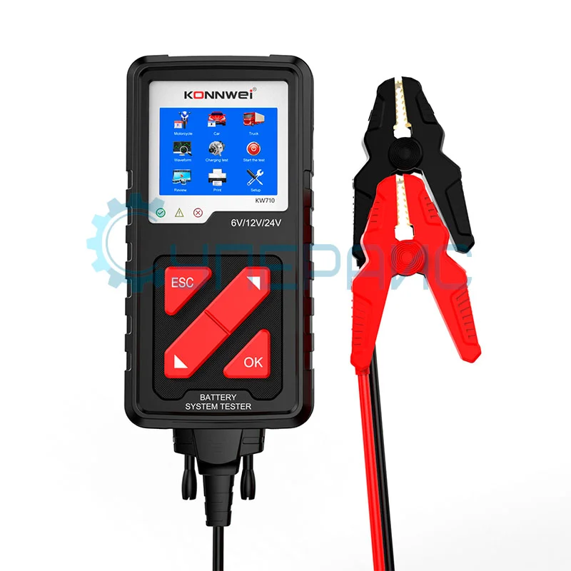 Тестер аккумуляторных батарей Konnwei KW710 фото 5