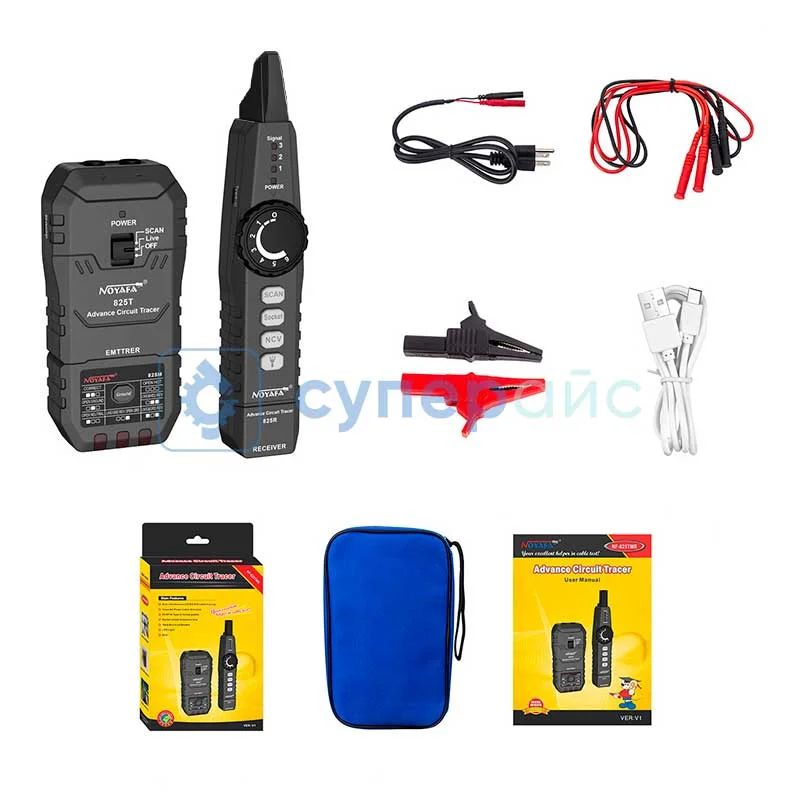 Тестер кабелеискатель Noyafa NF-825TMR фото 3