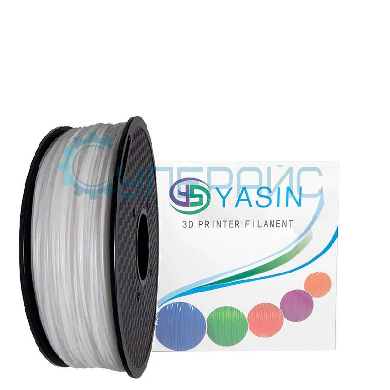 PCL пластик 1,75 мм YASIN 3D белый 1 кг фото 1