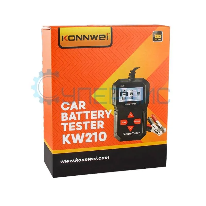 Тестер аккумуляторных батарей автомобилей Konnwei KW210 фото 8