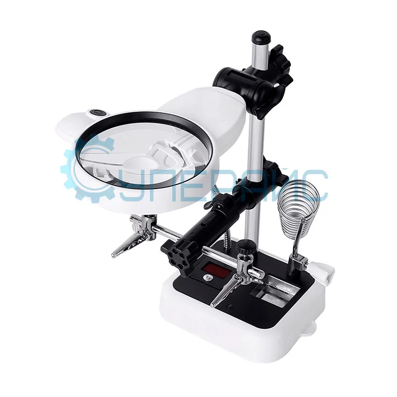 Настольная лупа SHOCREX MG16129-C с подсветкой фото 2