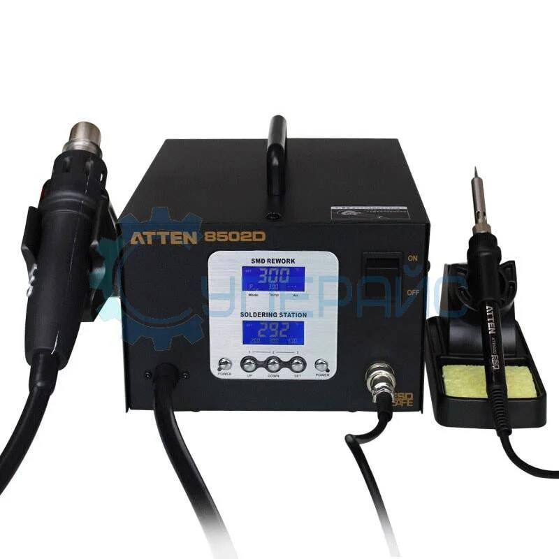 Паяльная станция 2 в 1 ATTEN AT8502D фото 1