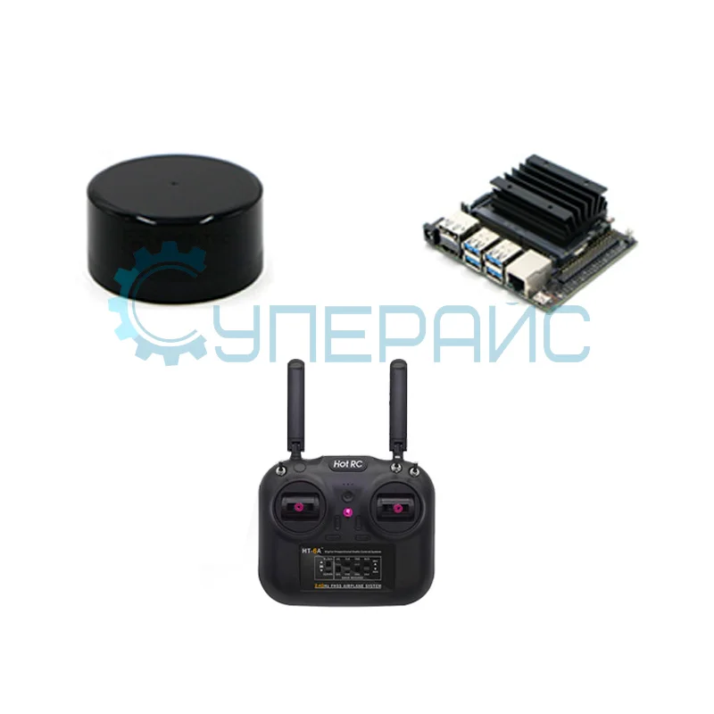 Внедорожный робот ROS WHEELTEC R550 (8MEC) PLUS на Raspberry Pi 4B с колёсами Mecanum фото 2