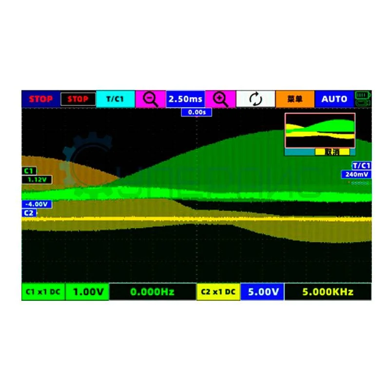 Двухканальный осциллограф с генератором сигналов JINHAN SMTO1002S фото 6