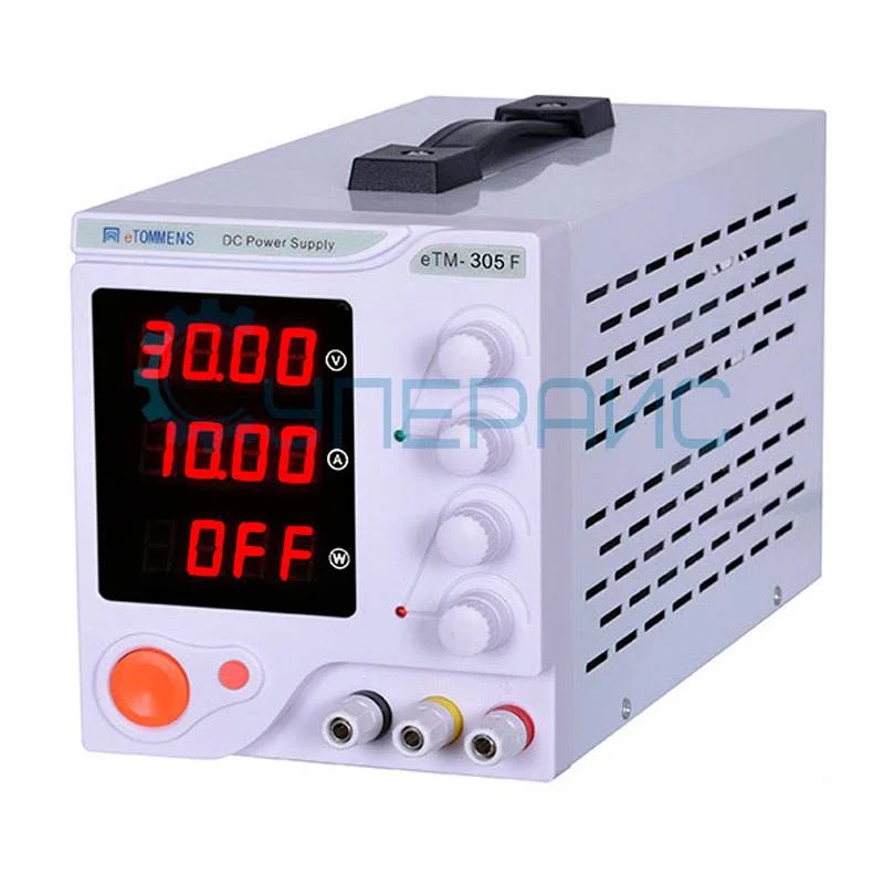 Лабораторный источник питания eTOMMENS eTM-305F (30В, 5А) фото 1