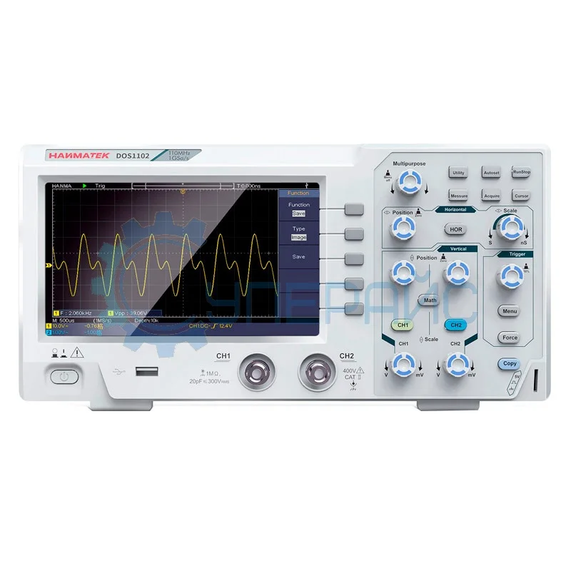 Цифровой осциллограф HANMATEK DOS1102 (2 канала, 110 МГц) фото 1