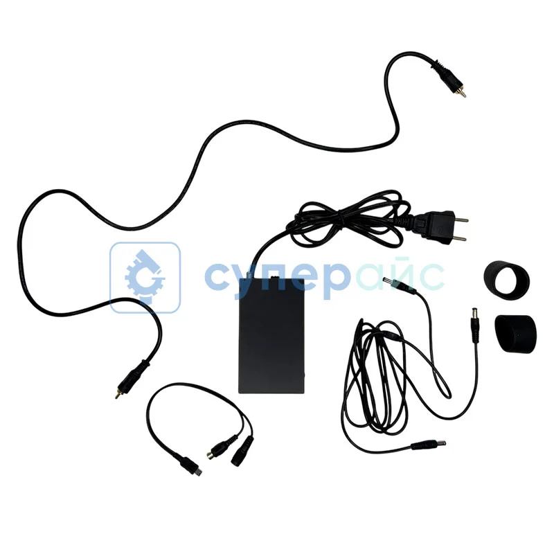 Тринокулярный микроскоп Saike Digital SK2126H2 на штативе с поворотным держателем фото 6